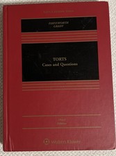 Wolters Kluwer Aspen Casebook Torts: Cases & Questions 3rd Ed Farnsworth - Law  picture