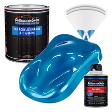 High Gloss Electric Blue Metallic Acrylic Enamel Quart Kit, Auto Paint picture