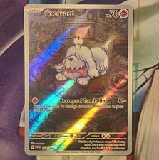 Pokemon TCG Greavard 214/198 SV01 Scarlet & Violet Illustration Rare Holo 2023 picture