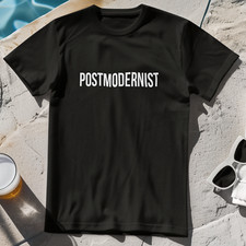POSTMODERNIST T-SHIRT - existentialism philosophy fine art painting foucault picture