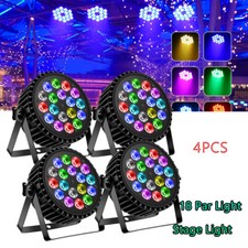 4Pcs U'King LED 18x18w Par RGBW Aluminum Stage Lighting For KTV DJ Disco picture