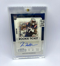 Panini 2021 Contenders Kristian Wilkerson Rookie Ticket RC Auto #288 Patriots picture