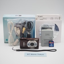 [EXC+3] Canon IXY 200F PowerShot SD1300 IS IXUS 105 Brown w/Charger Battery Box picture