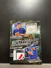 2021 Spectra Dynamic Duo Alejandro Kirk and  Nate Pearson Rookie Tag+Button /8 picture