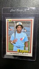 1981 DONRUSS #538 TIM RAINES ROOKIE CARD RC MONTREAL EXPOS HOF picture