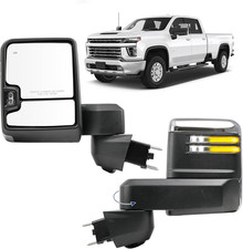 2019-25 Silverado Sierra 2500HD 3500HD Driver Side Towing Mirror–Compatible Repl picture