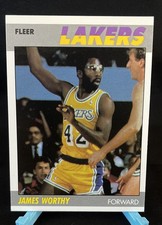 1987-88 Fleer - James Worthy #130 picture