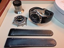 Ebel 3524CH Cordovan leather replacement straps 1911 Senior Chrono, Discovery picture