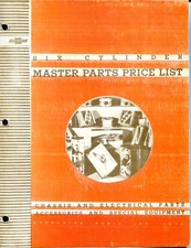Chevrolet Master Parts Price List 1929-1934 picture
