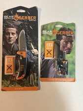 Bear Grylls Gerber Survival Scout Knife Plus Fire Starter - Combo Deal - New picture