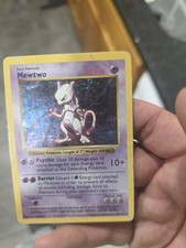 Mewtwo 10/102 Pokémon TCG 1999 Base Set Holo Shadowless picture