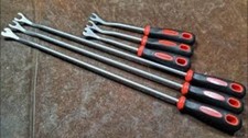 6 Piece Professional Extra Long Car Door Panel and Trim Removal Garage Tool Set picture