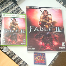 Authentic Fable II Xbox 360 NTSC-U/C  CIB W/Strategy Guide No Poster Great Shape picture