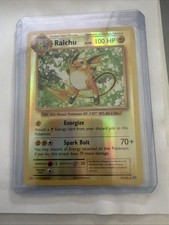 Pokémon TCG Raichu 36/108 Evolutions Reverse Holo Rare English 100HP picture