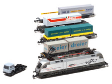 81431 Z-Scale Marklin  SBB Alpine Transit Set E-Loco 5 Pole Motor LED,  NIB picture
