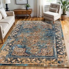Designer Angeles Traditional Washable Large Area Rugs Or Runner Rug Or Door Mat picture