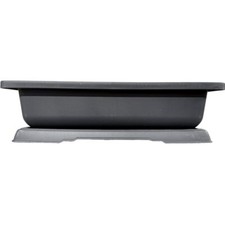 Giant 18 Inch Bonsai Pot and Drip Tray - Biggest Bonsai Display Pot on The Inter picture