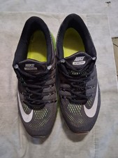 Nike Men’s Low Top Athletic Sneakers Gray/Charcoal Green Rubber Outsole picture