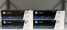 Genuine HP 215A Tones Cartridges 4 Pack W2311A NEW NIB - B/M/C/Y picture