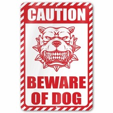 Caution Beware of Dog Sign picture