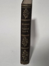 1830s Antique Book Inscribed EMMA BROWN 1855, STELLA PINNEY & HERMAN FISHER 1888 picture