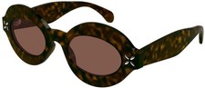 NEW Azzedine Alaia AA0059S Sunglasses 003 HAVANA 100% AUTHENTIC picture
