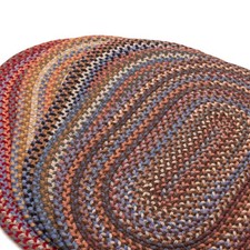Tribeca Braided Wool Area Rug - 2x3 to 10x13 - Round Oval Runner - Made in USA picture