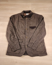 Huckberry Flint and Tinder Wool Hunting Blazer Bourbon Tweed Wool Blend XL picture