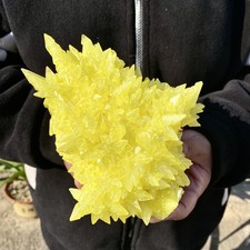 1.8LB Minerals ** LARGE NATIVE SULPHUR OnMATRIX Sicily- treasure1 picture