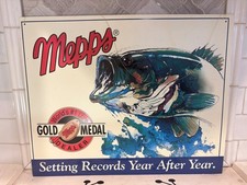Mepps vintage fishing mid century advertisement sign picture