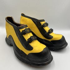SALISBURY by HONEYWELL Super Dielectric YELLOW Rubber Work Shoes 10 Read L picture