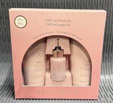 Brand New Vegamour GRO and Wash Hair Kit Shampoo Conditioner & serum Full Size picture