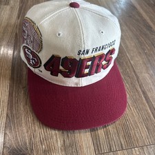 Vintage San Francisco 49ers Hat Cap Sports Specialties Shadow Laser Snapback 90s picture