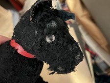 Antique Steiff Scottie dog Silk Plush w/button. Unusual. Probably 1920s or 1930s picture