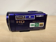 Sony HDR-CX110 High Definition Handycam Camcorder (Blue) Tested W/ Battery picture