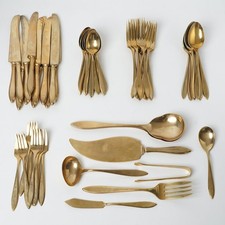 Vintage Dirilyte Regal Goldware Flatware Knife Fork Spoon Serving Piece *SELECT* picture