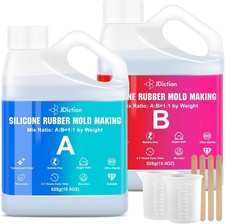Silicone Mold Making Kit, 2.32Lb(8/37Oz) Super Elastic Liquid Silicone For Mold picture