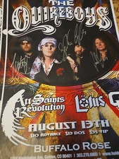 The Quireboys 11x17 Signed Show Poster  picture