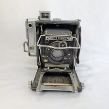 Graflex Speed Graphic Press Camera Carl Zeiss Tessar Lens Vintage 4x5 Large Form picture