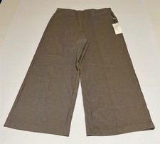 Haver and Blair Pull On Wide Leg Cropped Trouser Pants Size S Career Casual NWT picture