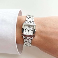 Seiko Square Silver Womens Vintage Watch, Boxed, Gift for Her, 15.5cm picture