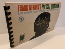 Frank Gifford's Football Guidebook 1st Edition 1965 Near Fine Plays Techniques picture