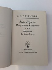 1959 Raise High the Roof Beam, Carpenters & Seymour J.D. Salinger 1ST ED HC VTG picture