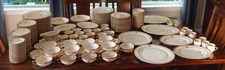 RARE Pickard China Embassy Gold Great Seal of US Dinnerware Lot of 226 PCS picture