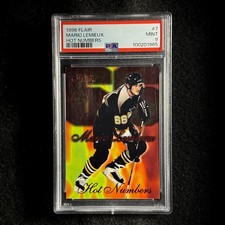 Mario Lemieux 1996-97 Flair Hot Numbers #7 PSA 9 picture