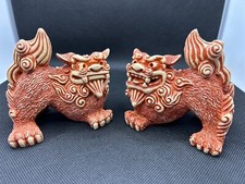 SHISA Okinawa Kokusai Street souvenir pair popular amulet cute Brown picture