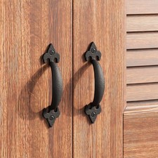 Black Wrought Iron Cabinet Handle 5