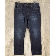 Y2K J. Crew The Sutton Men's Dark Wash Straight Leg Jeans Size 34x30 picture