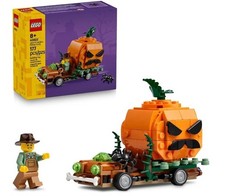 LEGO Halloween Jack-O'-Lantern Pickup Truck 40822 Building Set picture