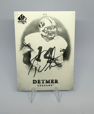 2012 SP Authentic Ty Detmer #132 Auto Autograph BYU Cougars Upper Deck picture